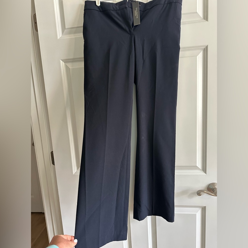 Talbots Navy Straight-Leg Women's Pants